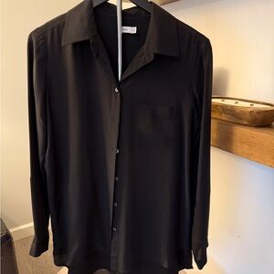 Elegant Black Button Down Shirt